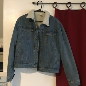 Sherpa Denim Jacket -
